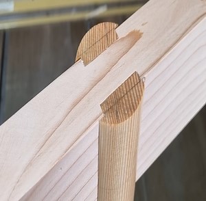 415K views · 1.2K reactions | cutting a wooden rod tenon joint | Woodworking Tools | Facebook