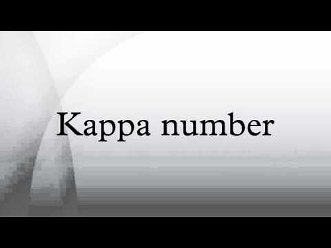 Kappa number