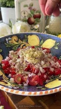 Classic Tomato Bruschetta - My go to Summer Appetizer