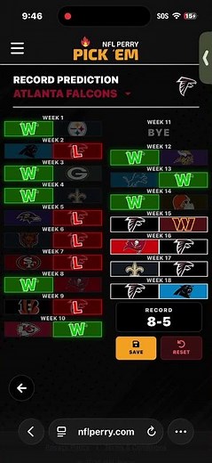 NFL Perry Pick ‘Em: Predicting the Atlanta Falcons 🦅 2026 NFL season record (NFC South Title?)