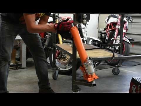 JD2 Tube Bender Air Over Hydraulic Conversion