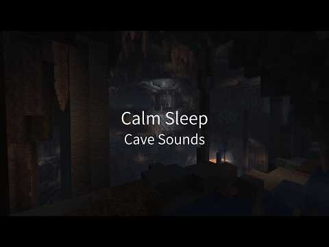 Minecraft Sleep Ambience – Calm Cave Sounds for Deep Sleep & Relaxation (40 Minutes)【Quietworld】