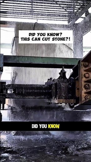 Giant Machine Cuts Marble Like Butter – Did You Know? #shorts #didyouknow