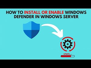 How to Install or Enable Windows Defender in Windows Server