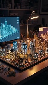 Building a Miniature City That Comes Alive at Night | DIY Cityscape Model Part 1