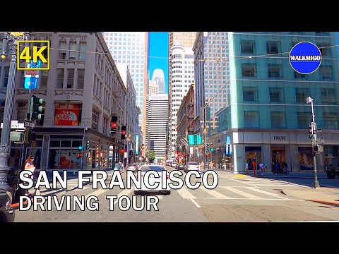 San Francisco - Driving Tour | From Golden Gate Bridge to Downtown San Francisco | California | 4K