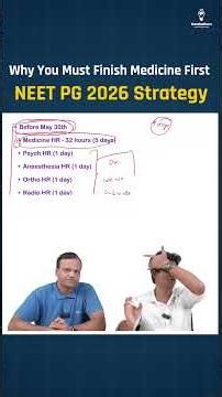 Medicine Hyper Revision for NEET PG 2026 | Highest Yield Strategy