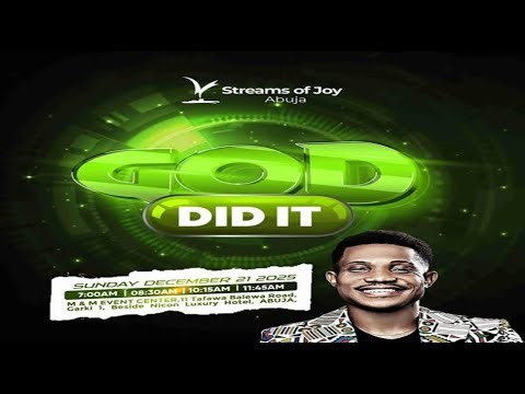 GOD DID IT SERVICE || SUNDAY || 21ST DECEMBER 2025