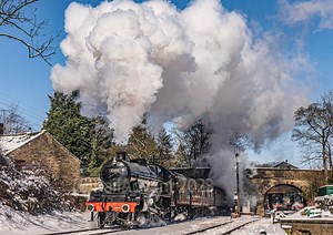 Steam locomotive 45690 Leander to visit the Lakeside and Haverthwaite Railway