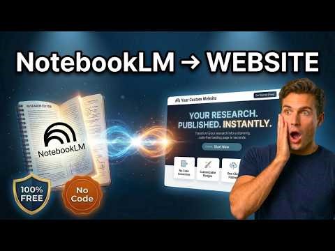 Build LIVE Websites with NotebookLM (FREE & No Code)