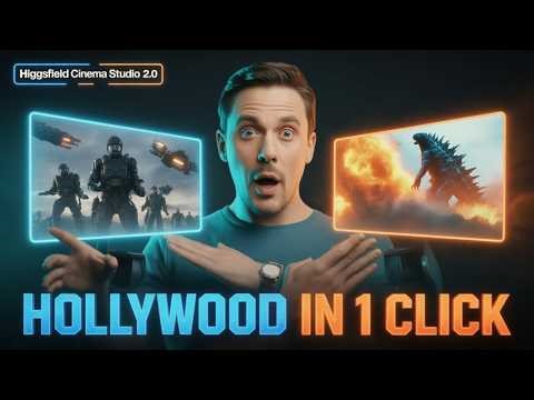 Higgsfield Cinema Studio 2.0 Full Demo – AI Filmmaking Masterclass