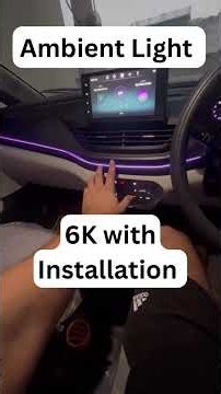 Ambient Light ❤️ | Car Ambient Lighting Price | Cars Hacker