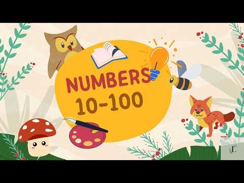 Learn Numbers 10–100 in English & Russian | Easy Counting
