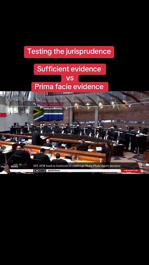 Understanding Sufficient Evidence vs Prima Facie Evidence