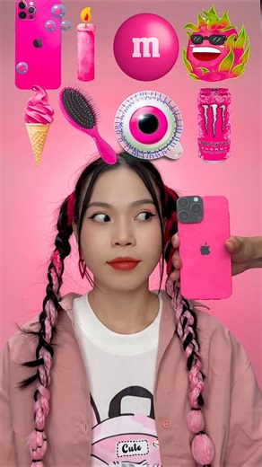 Tik Tok Pink Food 🍧🍧 #shorts #trending #viral #comedy @ASDFAMILY30