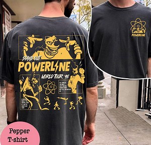 Two Sided Disney A Goofy Movie Tshirt, Stand Out Powerline World Tour 95 Poster Shirt, Retro Funny Goofy Tee, Disney Gift for Goofy Lovers - Etsy