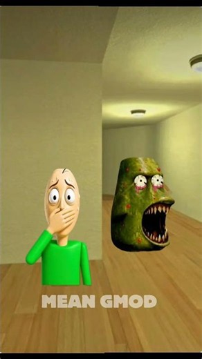 Baldi penguin runs away from Car Habibi #shorts