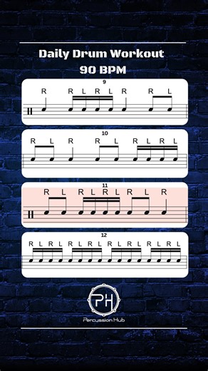 論 Drummer’s Daily Workout: Master Hand Control at 90 BPM! Push your...