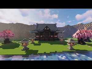 Minecraft Japanese style 日式建築教學 - 神社篇(じんじゃ)
