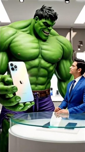 गरीब Hulk का Free Fire बना हथियार... iPhone ने बदल दी किस्मत 😱🔥#hulk #sadhulk #shortfeed #hulkshorts