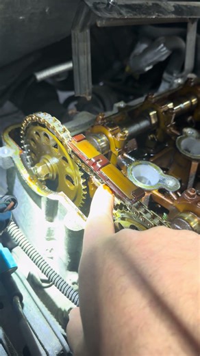 2006 Chevy HHR with the timing code upon inspection we found broken guides cause an engine rattle ￼￼