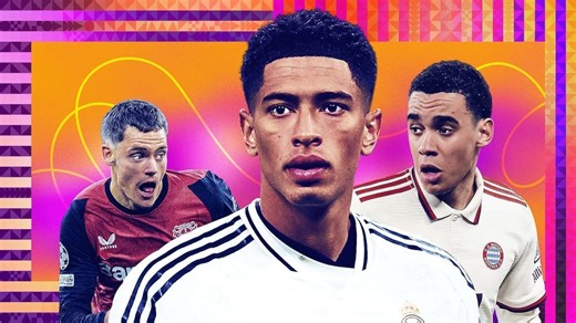 2025 FC 100: Bellingham among best attacking midfielders in men's soccer