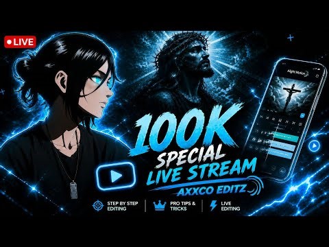 100K Special Live Stream (Full Editing Process)