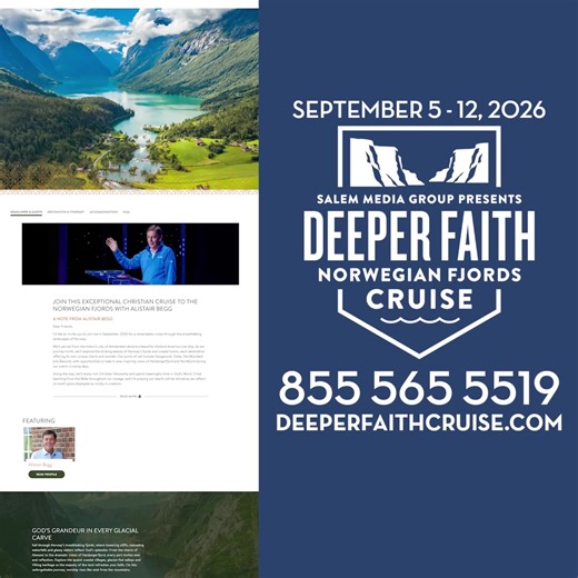 Norway, here we come! 🤩 Join Pastor Alistair Begg on an unforgettable journey through breathtaking fjords. Reserve now & sail into a deeper worship experience - spots are limited! | BibleStudyTools.com