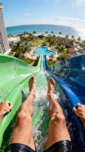 This Water Slide View Is Unreal | POV Ride