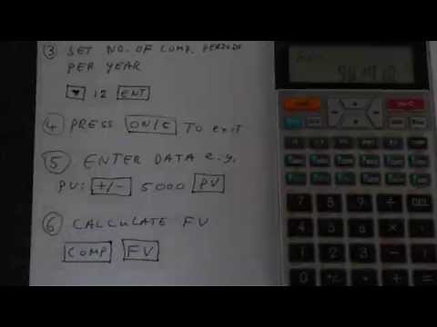 Sharp EL-738 Financial Calculator: Time Value of Money Calculations (TVM)