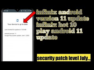 infinix hot 10 play android 11 update | xos launcher update android 12 | infinix Google update|