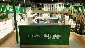 We just can't get enough of the #SchneiderElectric booth at #Elecrama2025. Here is a glimpse of our booth for everyone who couldn't visit us. There is still one more day to go, visit us at Hall 9. #SchneiderElectricAtElecrama | Schneider Electric