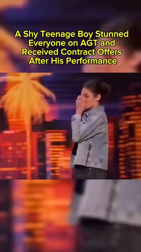 5.1K views · 27 reactions | A Shy Teenage Boy Stunned Everyone on AGT and Received Contract Offers After This Performance Watch the full video in the comments below  | Recent stories | Facebook