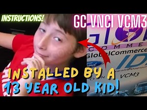 GC VNCI VCM3 IDS Installation Instructions done by a 13 year old kid!