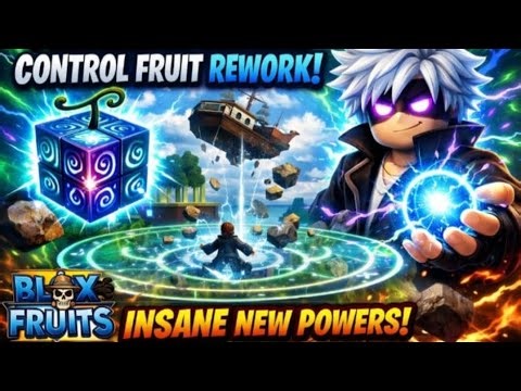 Mastering new control fruit after rework in blox fruit #uzoth #gamerrobot #roblox