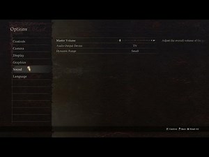 How To Change Sound Dynamic Range In Dragons Dogma 2