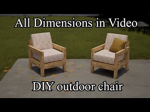 How to Build an Outdoor Chair | Simple DIY Project for Your Backyard