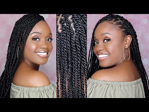 HOW TO | DIY SENEGALESE ROPE TWISTS FOR BEGINNERS USING MARLEY HAIR | NATURAL HAIR PROTECTIVE STYLE