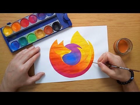 How to draw the Mozilla Firefox logo