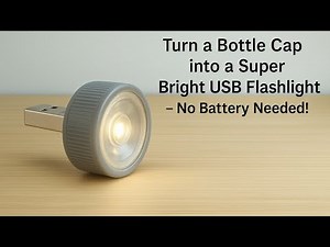 Super Bright DIY USB Flashlight Under $1 – Made from Scrap Parts!