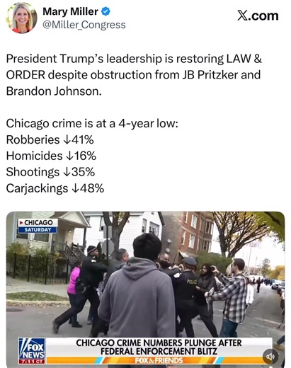 President Trump’s leadership is restoring LAW & ORDER! | Mary Miller