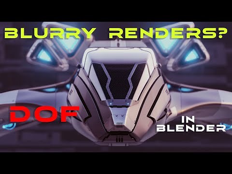 Blurry RENDERS? SOLVED! QUICK GUIDE to understanding camera DOF in BLENDER.