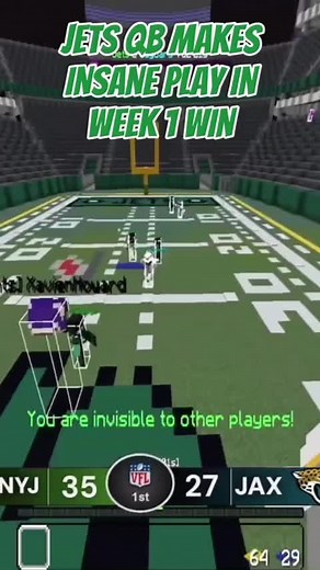 Jets take Week 1 👀 #nfl #superbowl #minecaft #football #playoffs #hypixel #chiefs #49ers