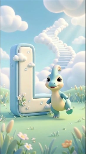 Learn ABC together with Dino Deedey 🤍 - L | 알파벳 L 배우기 #abcsong #공룡 #티라노 #브라키오 #키즈영어