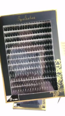30D/40D/50D/60D/80D Mink Eyelashes 280 Bundles Natural Eyelash extension 3D Russia Volume Individual Eyelash Cluster Makeup Tools Lashes (60D 80D-D Curl-0.07MM-MIX)