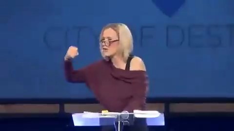 Yeah, sooooo....Jesus didn't preach this. It's heresy.Also...This is why "the church" and Body of Christ are suffering in the US. The data is very clear.Don't blame liberal universities when batshit crazy heretics like her make them sound rational.