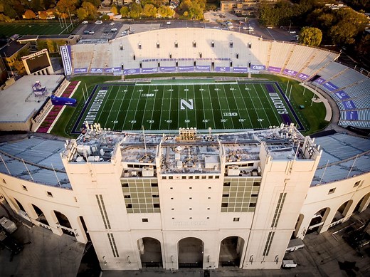 In Photos: Northwestern breaks ground on new $800M football stadium as demolition begins at Ryan Field