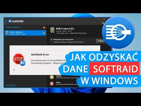 Jak odzyskać dane SoftRAID w systemie Windows