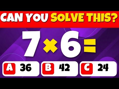 Can You Pass This Math Quiz...? ➗✖️🧠 | Easy, Medium, Hard, Extreme