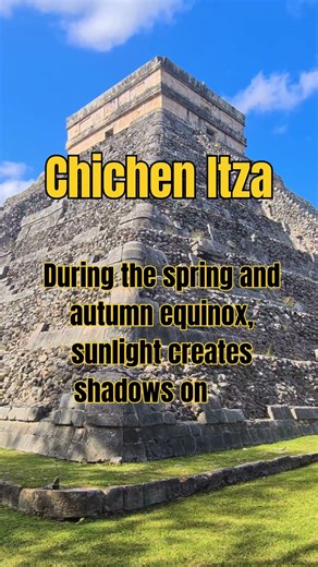 The Ancient Pyramid That Creates a Moving Serpent | Chichen Itza #historyshorts